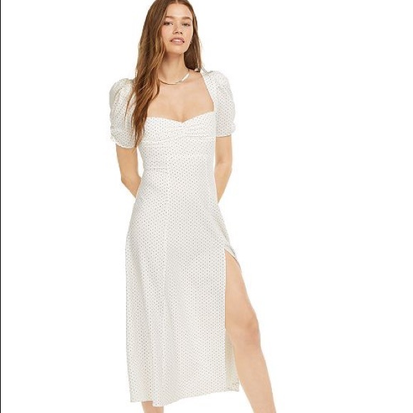 white slip maxi dress